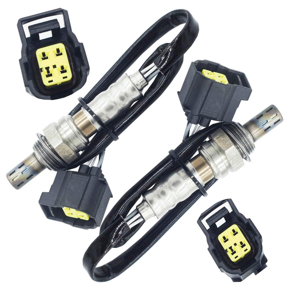Sangyue front packaging showing 2PCS O2 sensors and fitment list for easy selection