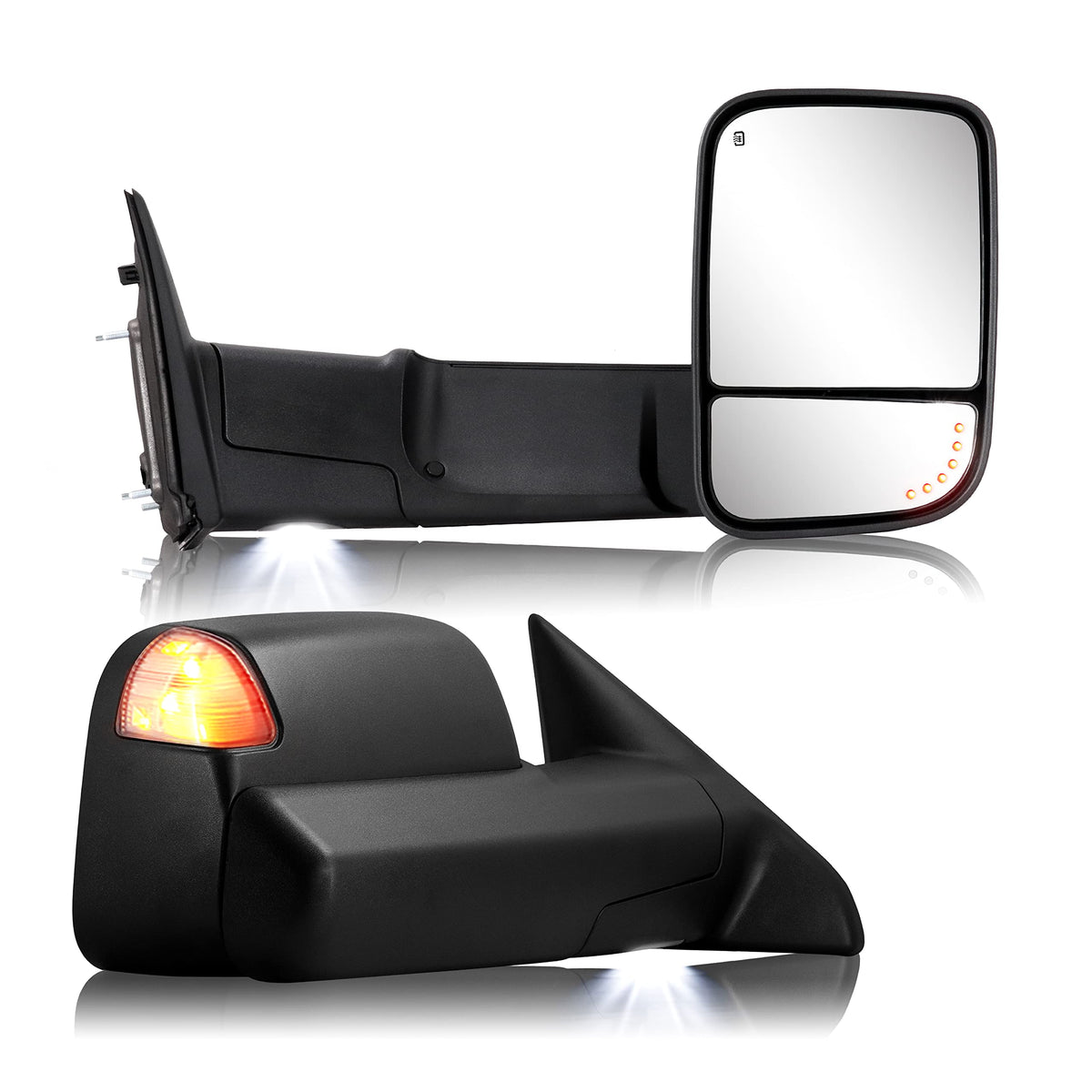Sanooer front packaging showing both mirrors and benefits of full replacement