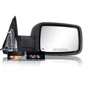 Sanooer right side mirror front view showing fitment and finish benefits