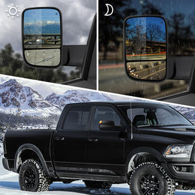 Sanooer mirror next to hand showing scale and easy handling