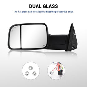 Sanooer turn signal in-glass and on-back increasing roadside visibility