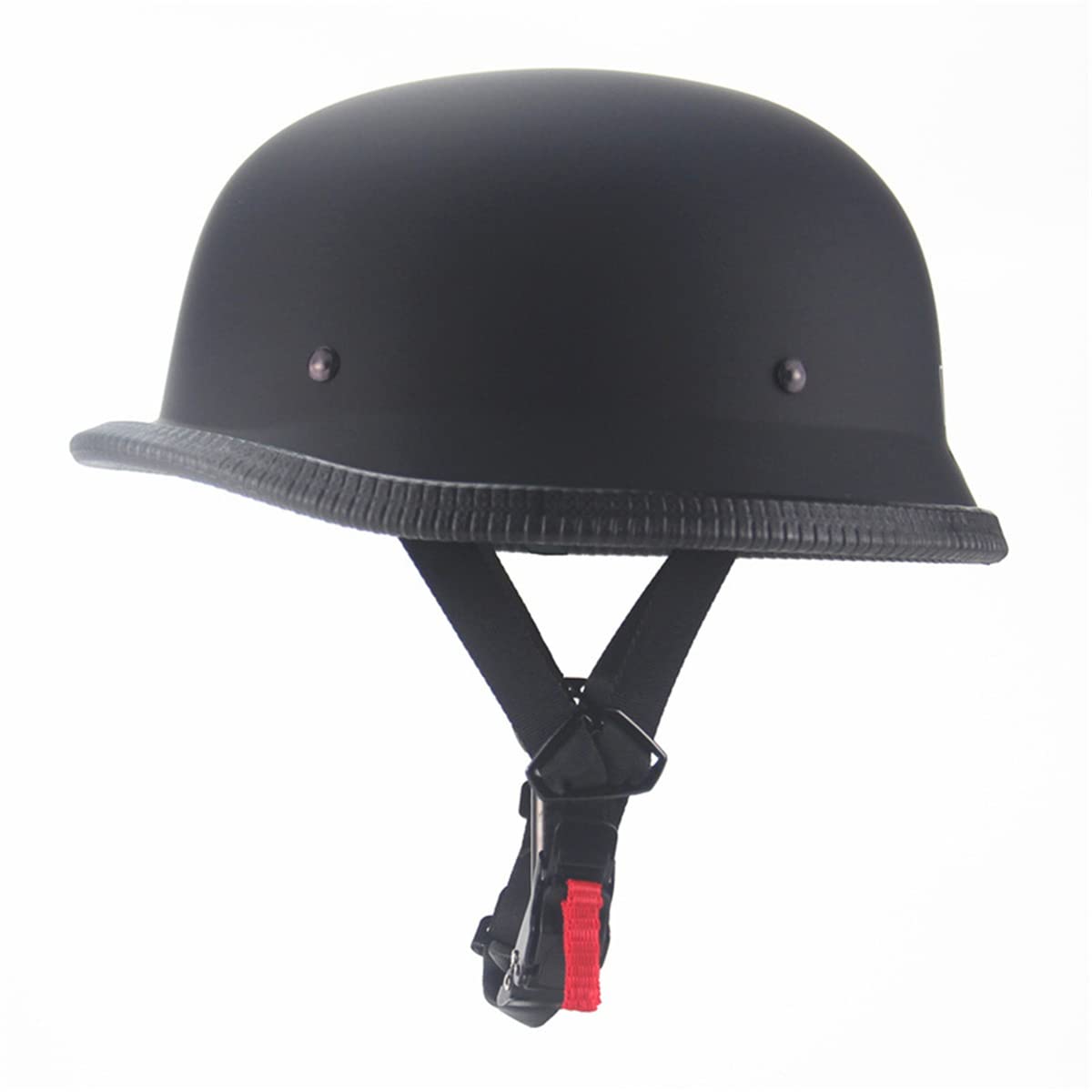SanQing helmet front view showing retro style and DOT approval benefits