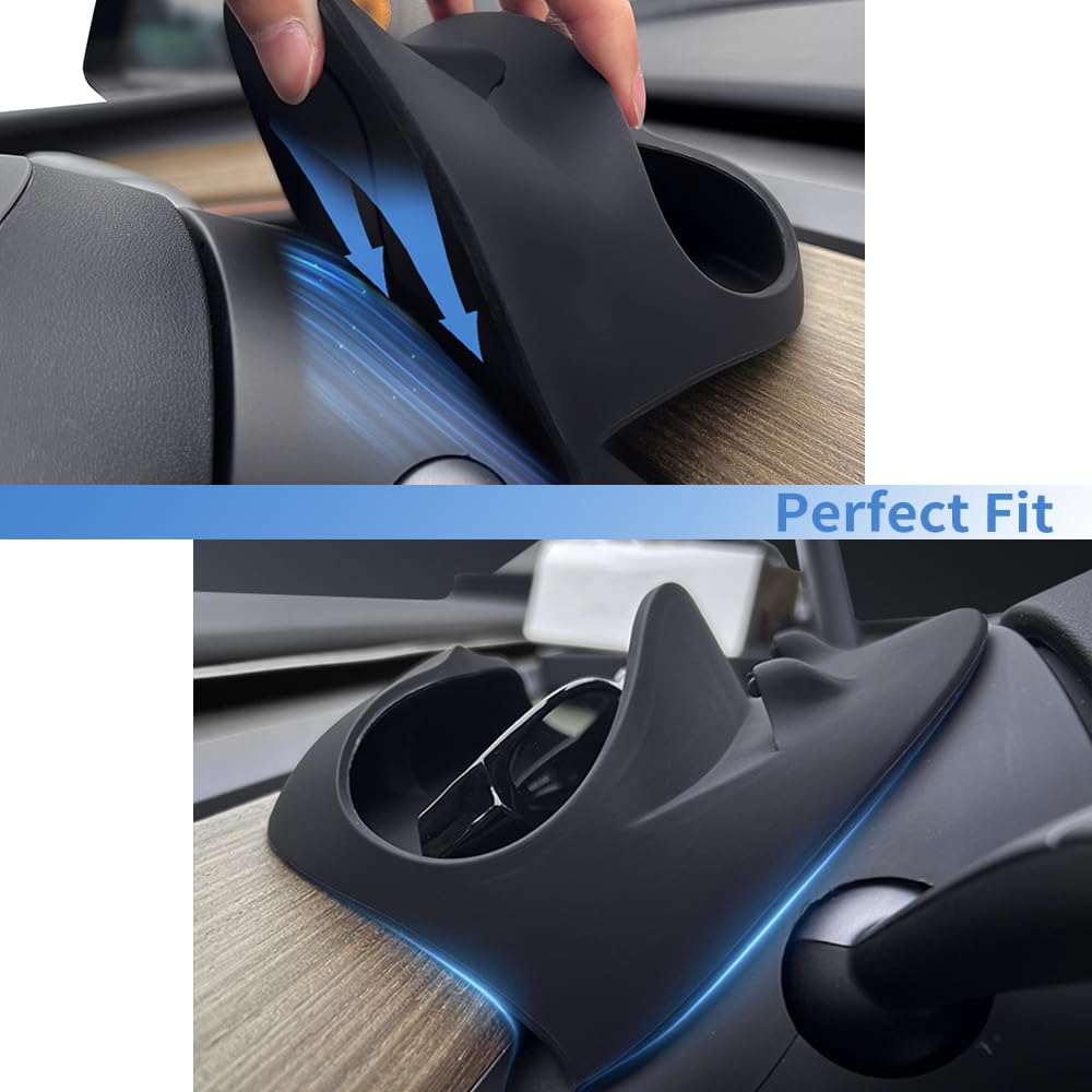 SANTACIN side profile on steering wheel illustrating low-profile fit advantage