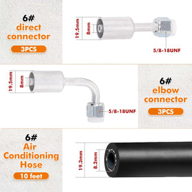 SANTANTOOOL R134a service valves detail showing charging and testing convenience