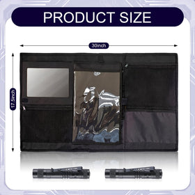 Sanwuta mesh pocket with items visible for quick identification and airflow