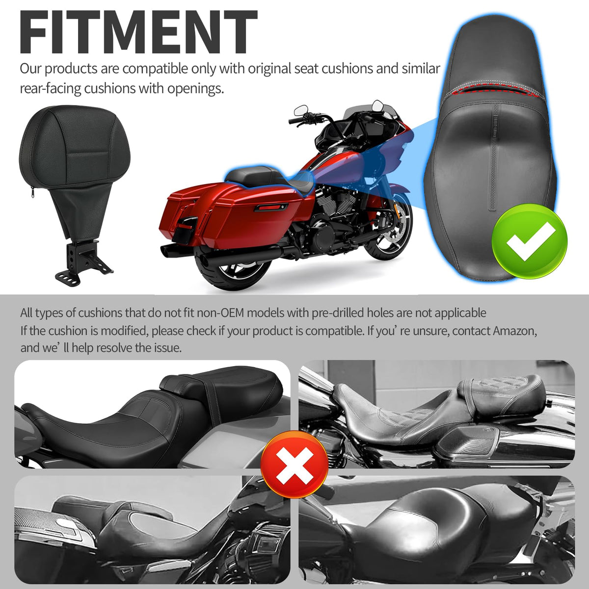 SANYUMOTO lifestyle shot on highway showing enhanced rider comfort