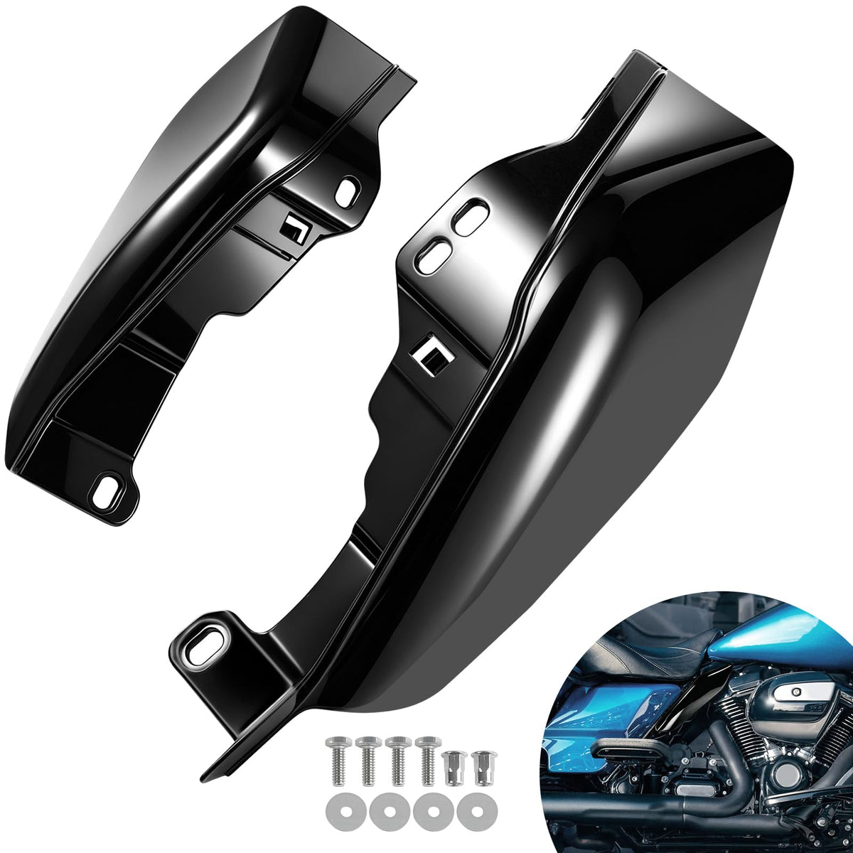 SANYUMOTO compatibility label listing supported Harley Touring models