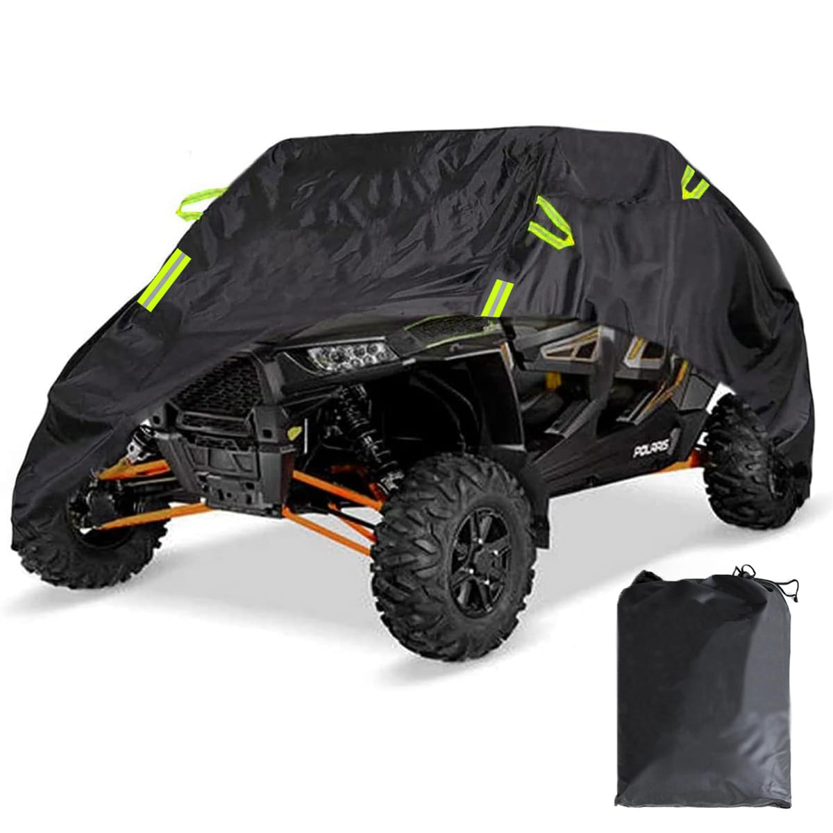 SaolGllS cover front profile on UTV showing full protection benefit