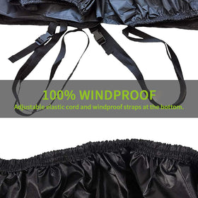 SaolGllS windproof straps and buckles anchored showing secure fit benefit