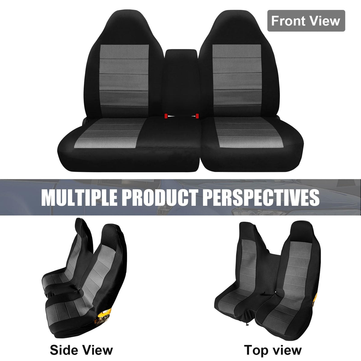 SAPUBK covers installed in F150 lifestyle image improving interior aesthetics