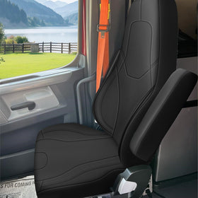 SAPUBK seat cover shown beside ruler for scale and accurate custom fit