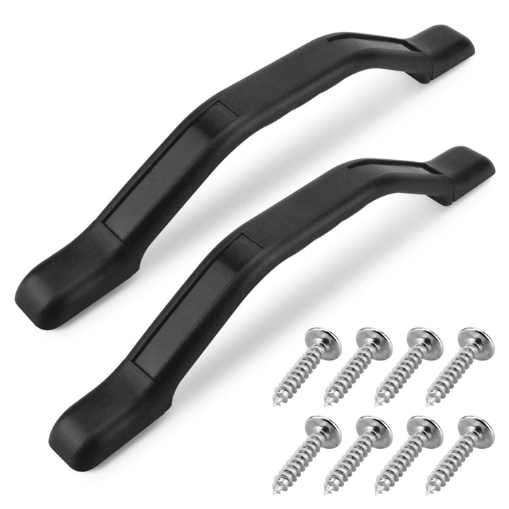 SAQXK front view of black grab handle showing neat appearance and durability