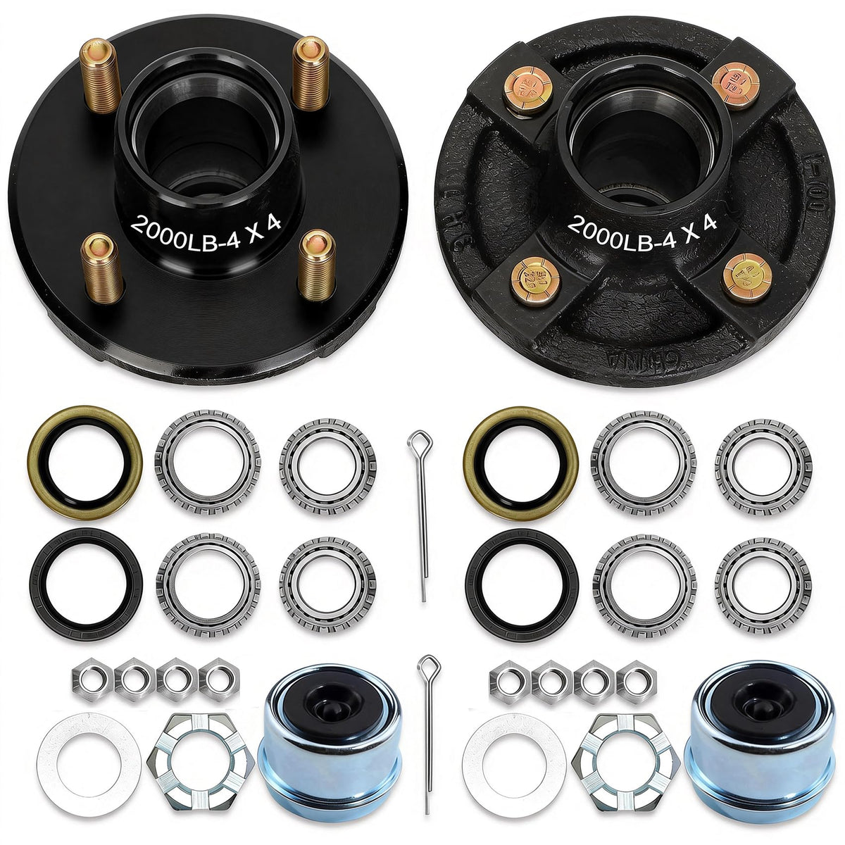 Saree front face hub pair showing bolt pattern and fitment benefit