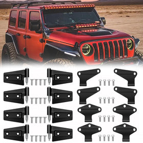 Saree front hinges assembly kit showing OEM fit and robust finish benefit