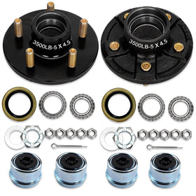 Saree hub front view showing 5-lug pattern and clean finish for secure fit