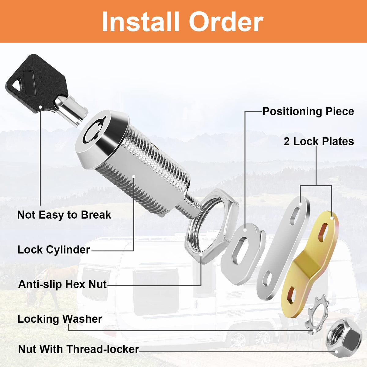 Sartatue close-up of lock barrel and key highlighting secure tubular mechanism and smooth key action