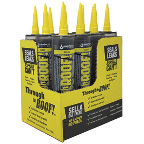 Sashco cartridge front packaging showing clear sealant benefits