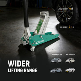 SATA jack side handle detail illustrating easy carrying and convenient transport