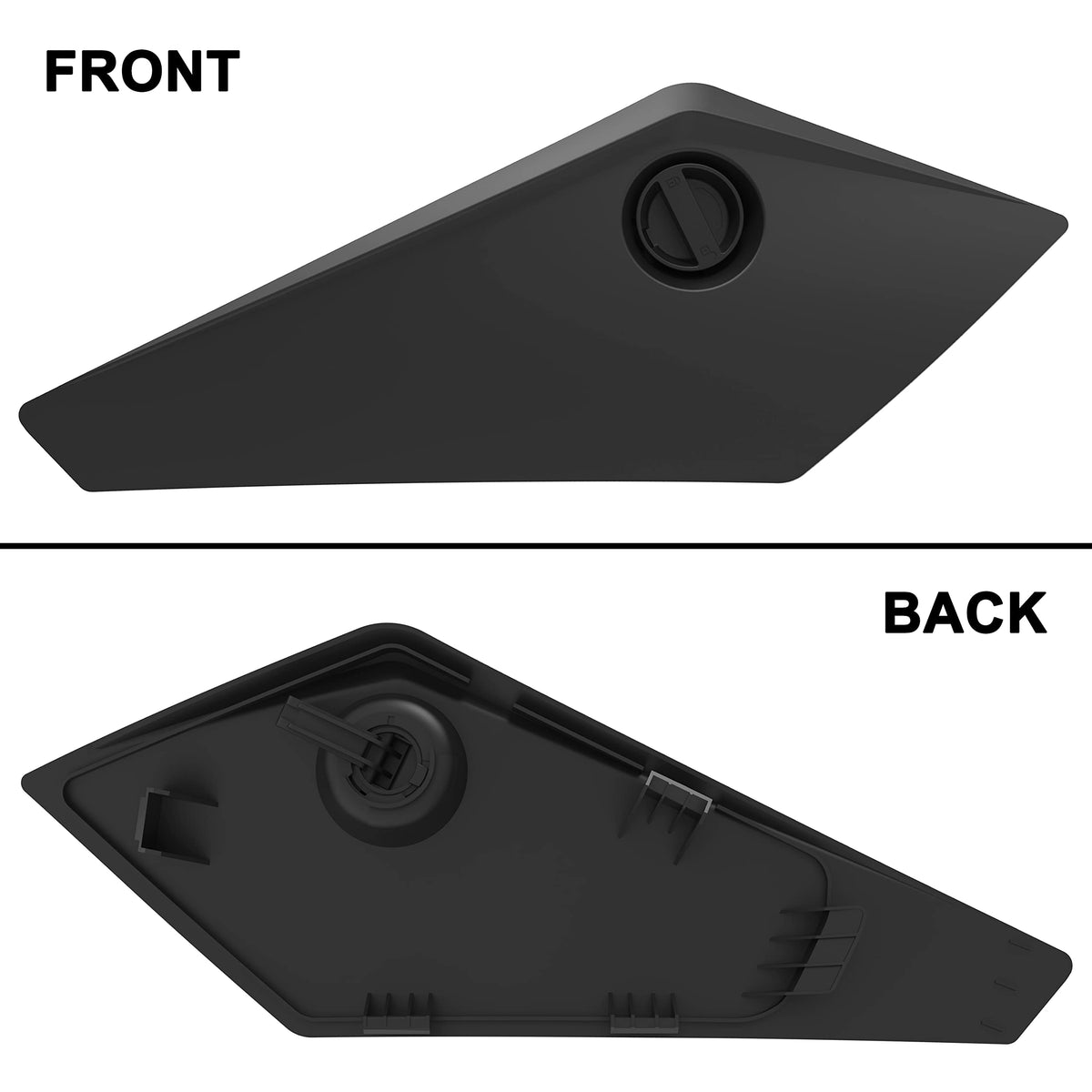 SAUTVS front access cover close-up texture highlighting ABS finish and resilience