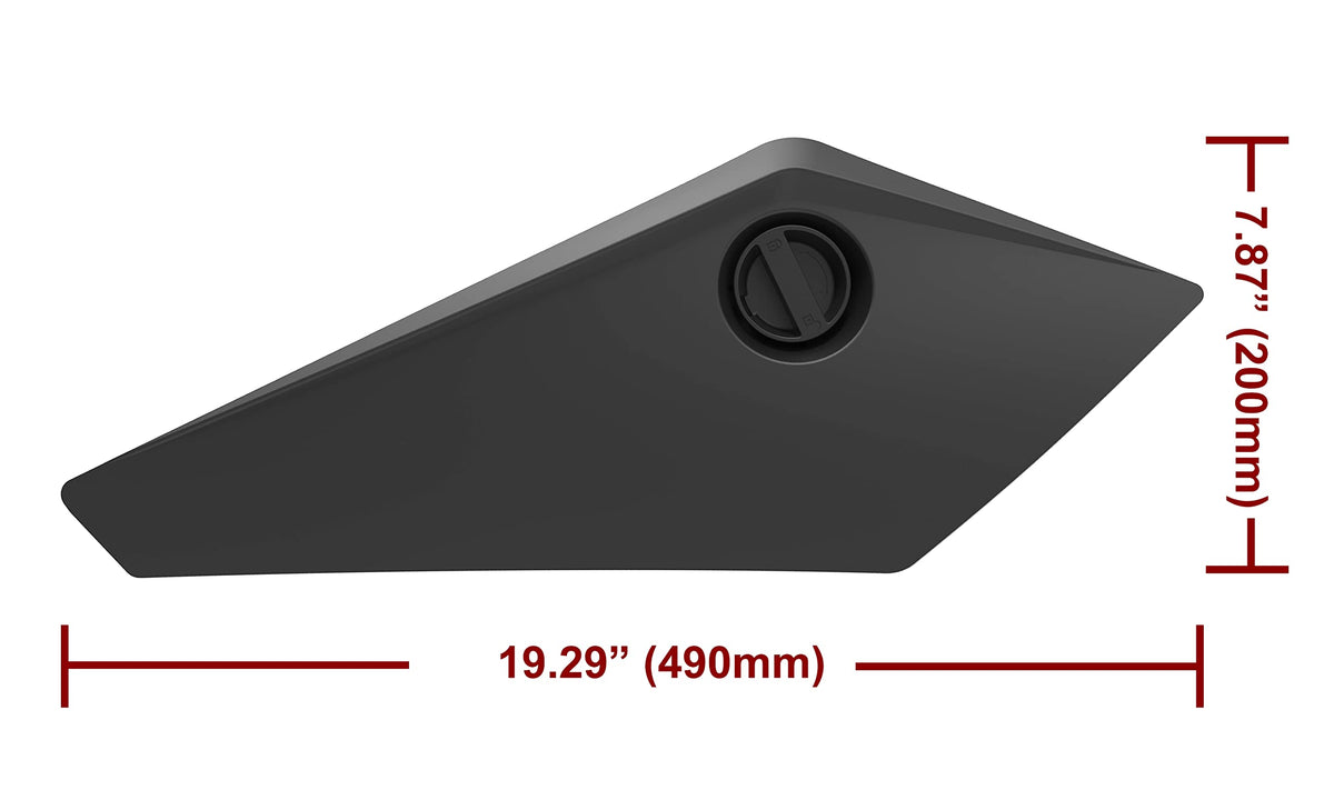 SAUTVS front access cover next to ruler for scale showing correct size and fit