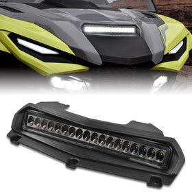 SAUTVS front hood scoop panel mounted, shows clean fit and improved visibility