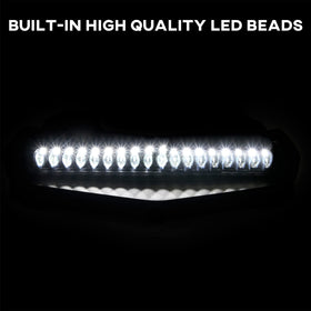 SAUTVS close-up of LED bead array delivering 2500 lumens for brighter trails