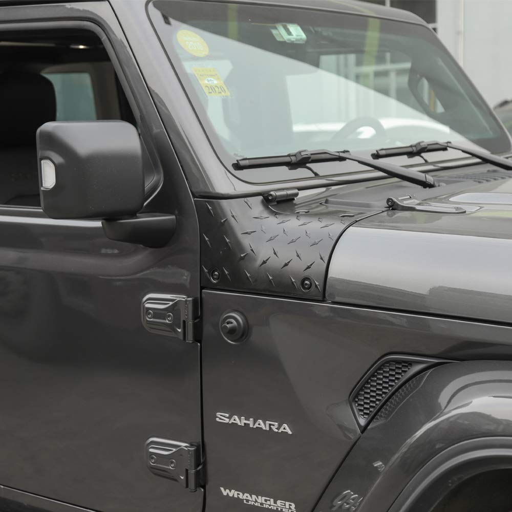 Savadicar cowl on Jeep in off-road setting providing protective styling