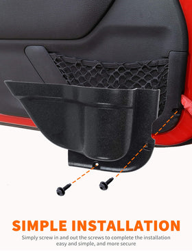 Savadicar DP3 mounted on Jeep Wrangler right front door showing integrated look and convenient access