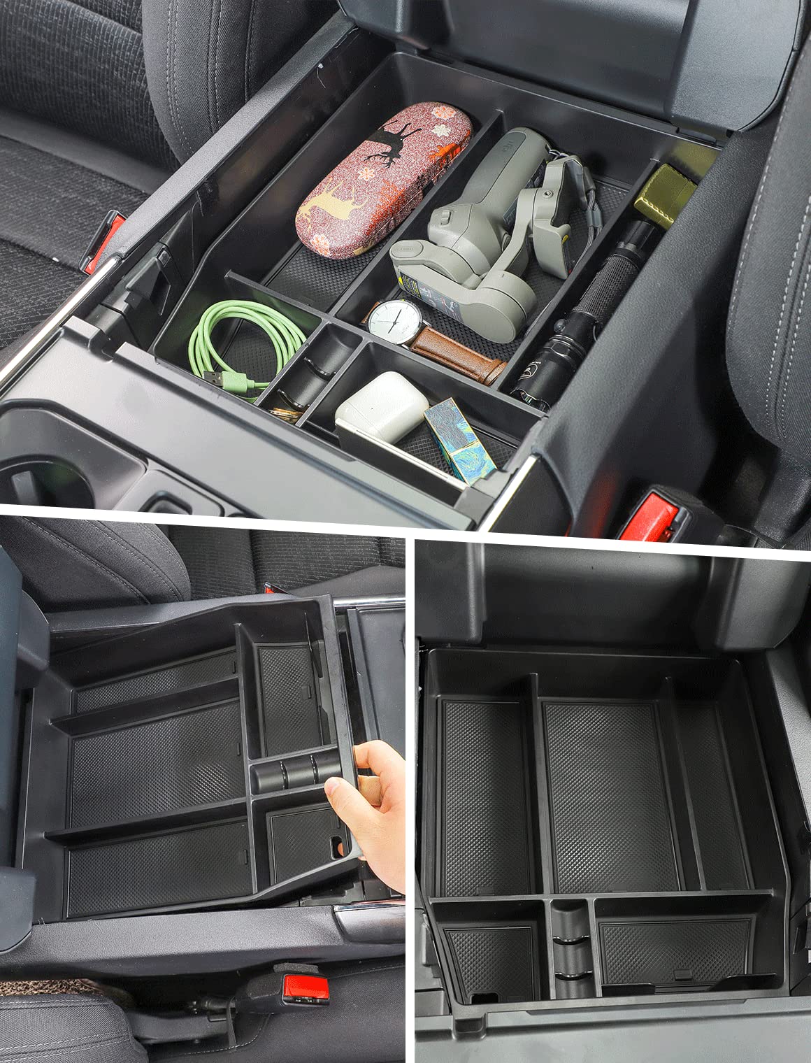 Savadicar product box with tray and liner illustrating complete kit and ready installation