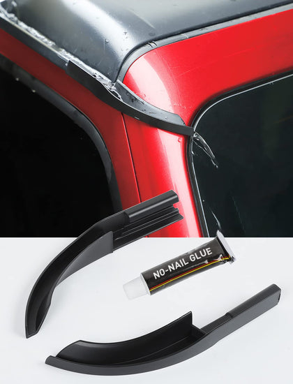 Savadicar front packaging showing black rain gutter extensions and benefits