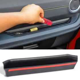 Savadicar front view of grab bar tray showing form and neat storage benefit