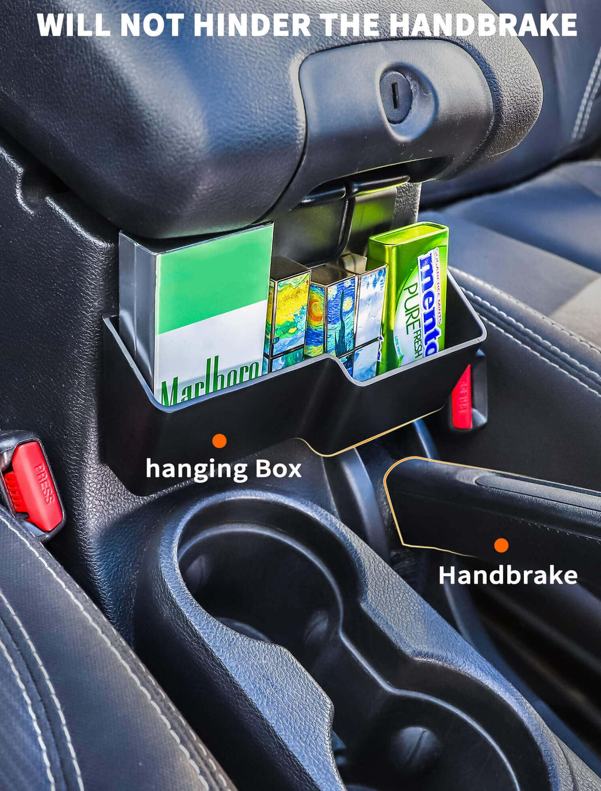 Savadicar lifestyle shot in Jeep cabin highlighting comfort and clutter reduction