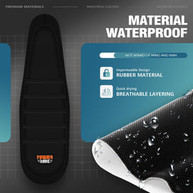 sawrain closeup hexagon texture highlighting anti-slip rubber for safer rides