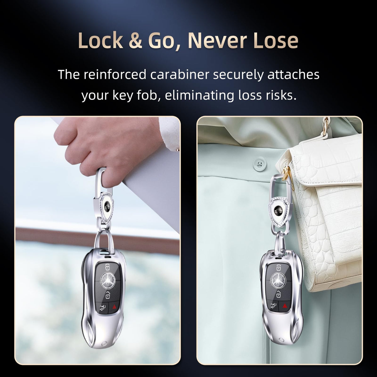 saxsion key case in pocket lifestyle shot showing pocket-friendly protection