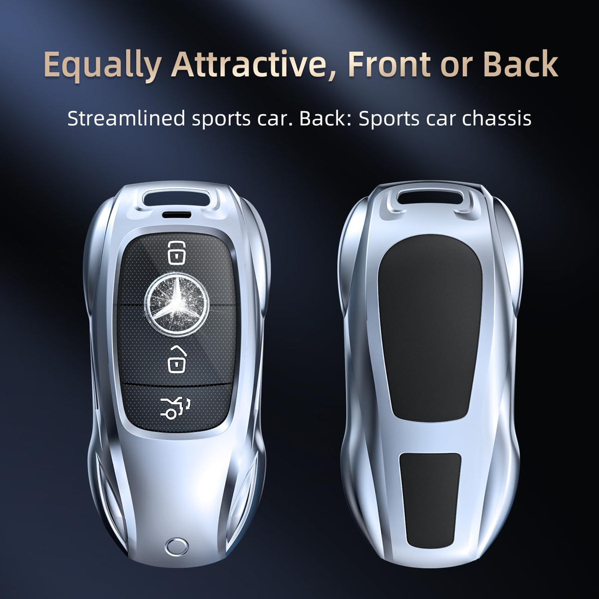 saxsion cover beside car key showing slim profile and size reference
