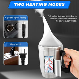 Saycker stainless-steel atomizer cup close-up highlighting durable build and precise steam output
