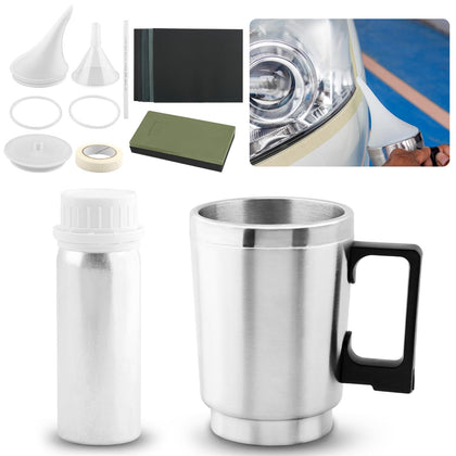 Saycker front packaging showing full restoration kit and included tools for easy DIY repairs