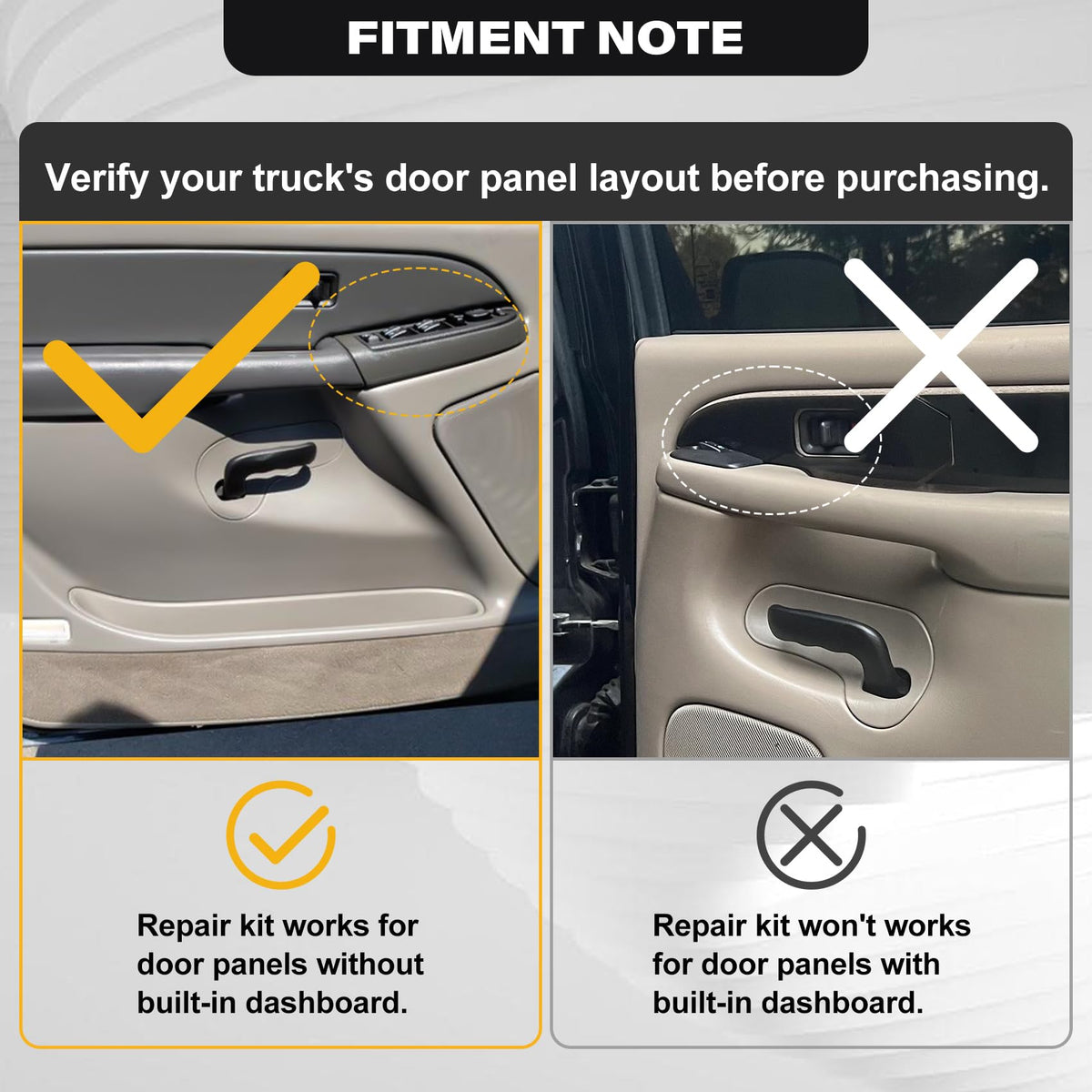 SAYNO armrest installed in vehicle door demonstrating restored functionality
