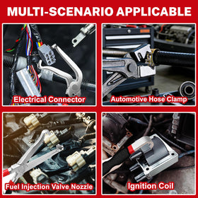 SBGGRL 60-degree pliers detail demonstrating angled access in tight engine bay spaces