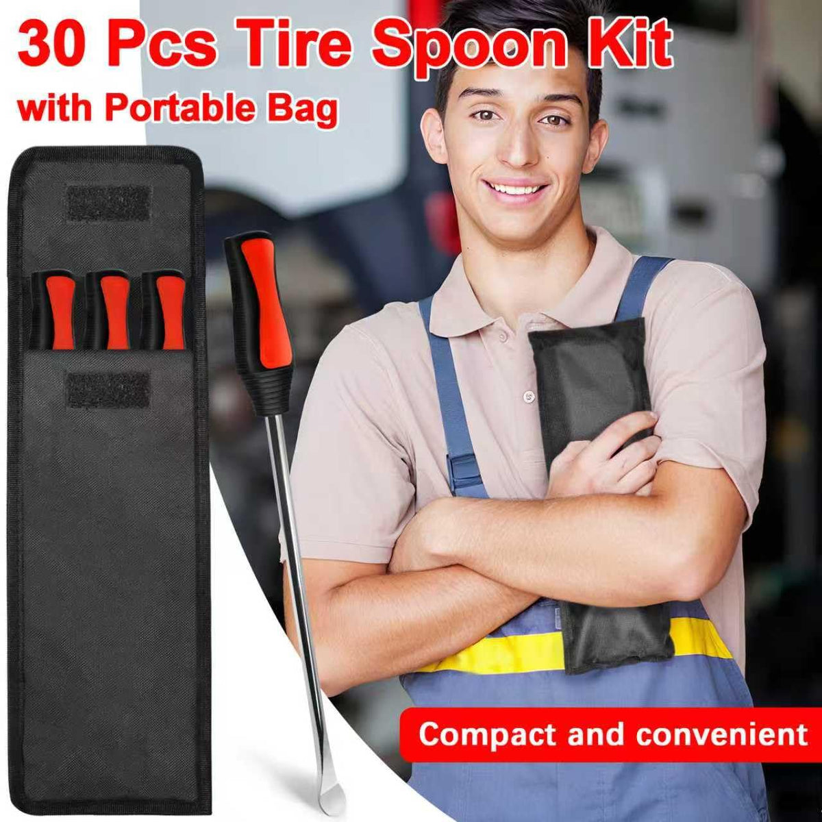 SBGGRL waterproof storage bag with spoons and protectors neatly stored for organized transport