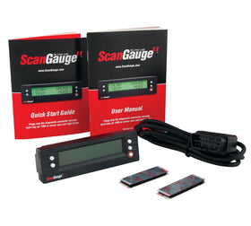 ScanGauge SG2 front display showing real-time fuel figures and clear readout benefits