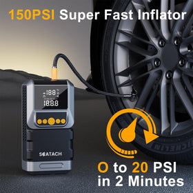 Scatach smart jumper cables attached to battery demonstrating safe start benefit