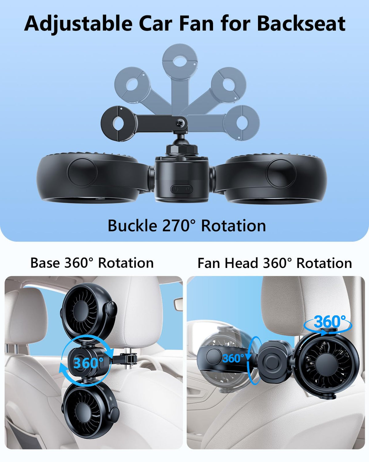 scenein long power cord and USB plug showing convenient vehicle power options