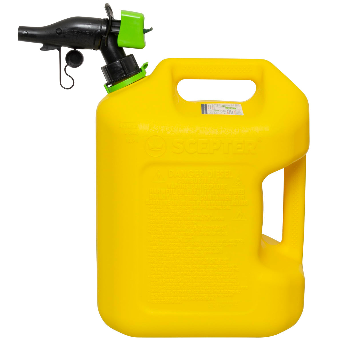 Scepter rear handle angle demonstrating balanced lifting advantage