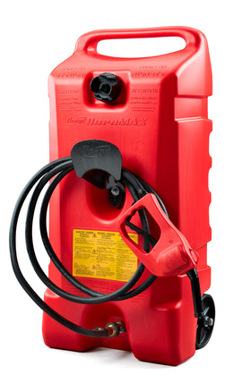 Scepter Duramax front view showing red 14-gallon tank for convenient storage
