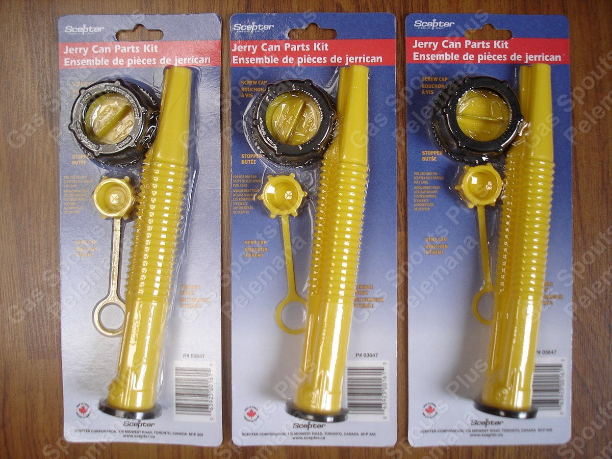 Scepter kit laid out showing four pieces and benefit of complete replacement