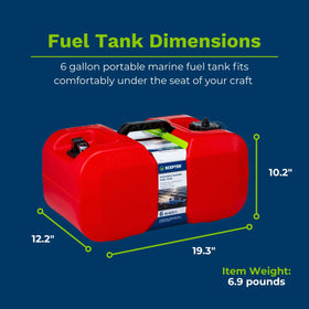 Scepter sight gauge and pickup detail for quick fuel level checks