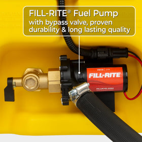 Scepter top fill cap and self-vent design for safe, vented refueling