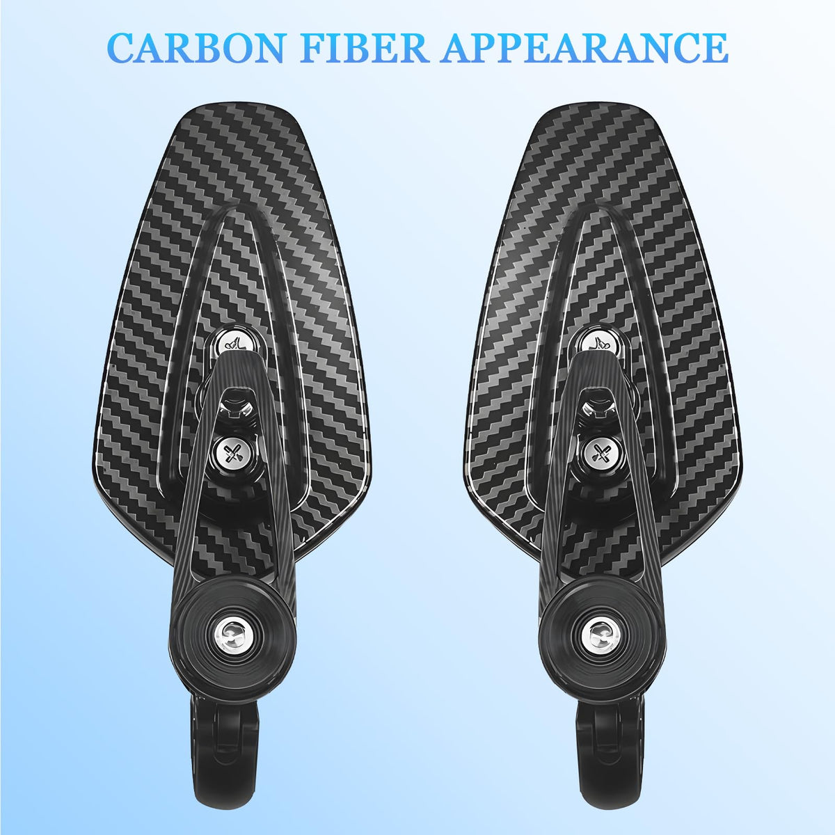 Scerymo close-up of carbon fiber finish highlighting premium texture and durability