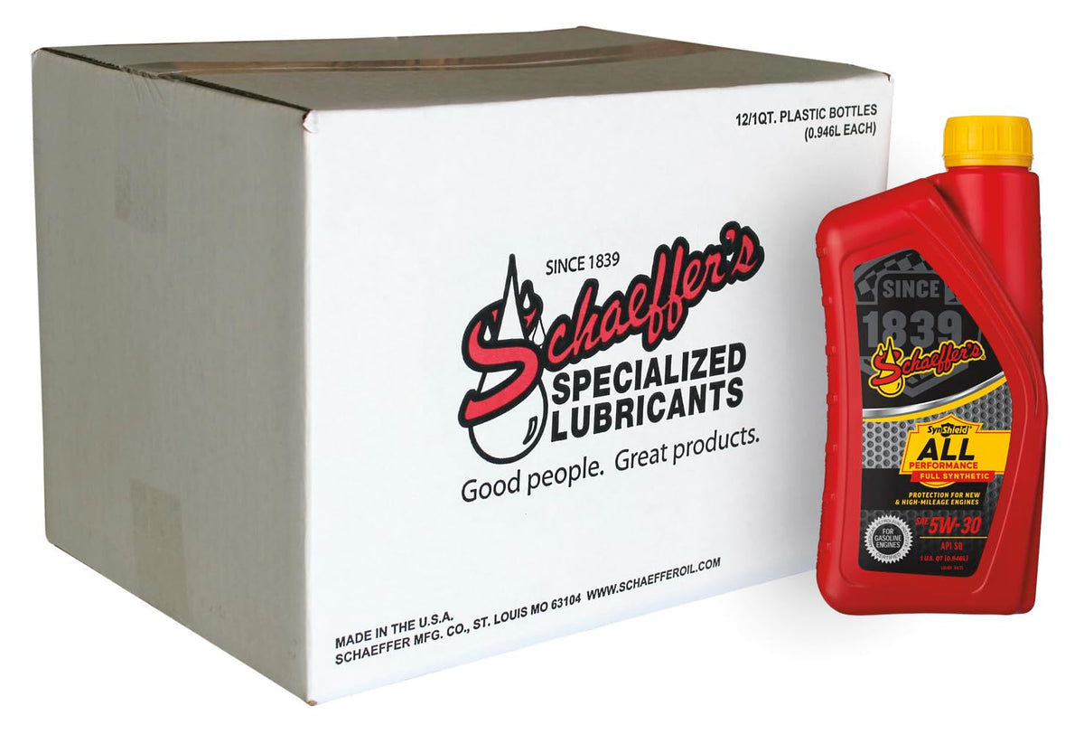 Schaeffer SynShield front bottle showing label and protection benefits